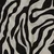 Canvas  Leinenoptik Zebra Beige Schwarz
