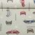 Canvas VW Beetle Racing Beige Multicolor Leinenoptik