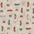 Canvas VW Beetle Racing Beige Multicolor Leinenoptik