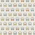 Canvas VW Bulli Retro Lichtgrau Multicolor