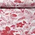 Canvas Weihnachtsblumen Leinenlook Grau Rot