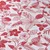 Canvas Weihnachtsblumen Leinenlook Grau Rot