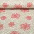 Canvas Weihnachtsstern Leinenlook Beige Rot