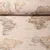 Canvas Worldmap Vintage Look Beige Multicolor