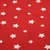 Canvas X-Mas Sterne Leinenlook Rot Beige