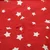 Canvas X-Mas Sterne Leinenlook Rot Beige
