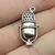 Charm Anhänger Mikrofon Retro Silber 1 Stück