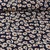 Chiffon Blumen Abstrakt Navy Sand