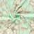Chiffon Blumen und Streifen Mint Transparent