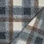 Fleece Bouclé Karos Blau