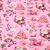 French Terry X-Mas Poesie Rosa