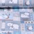 French Terry X-Mas Polartiere Blau
