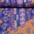 Gesteppter Jackenstoff Doubleface Blumen Flieder