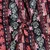 Gesteppter Jackenstoff Doubleface Blumen Lila