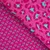 Gesteppter Jackenstoff Doubleface Leo & Blumen Pink