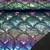 Gesteppter Jackenstoff Metallic Regenbogenfarben