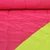 Gesteppter Jackenstoff Quadrate Pink Neon Gelb