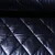 Gesteppter Jackenstoff Rauten Navy Metallic