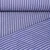 Gesteppter Jackenstoff Sommerstepp Doubleface Streifen Blau