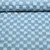 Hosenjeans Jacquard Karo Used Look Hellblau
