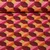 Jacquard Canvas Geo Weinrot Rosa