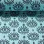 Jacquard Jersey "Look Stepper" Türkis
