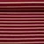 Jacquard Strickjersey Streifen Bordeaux Beige