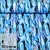 Jersey Digitaldruck Aquarell Formen Blau