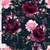 Jogging Glitzerpüppi Digitaldruck Rosen Navy