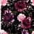 Jogging Glitzerpüppi Digitaldruck Rosen Schwarz