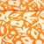 Kleider und Blusenstoff Blumen Orange