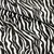 Kunstleder "Zebra" Black