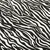 Kunstleder "Zebra" Black