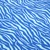 Kunstleder "Zebra" Blue