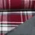 Mantelstoff Tweed Karo mit Fellbabseite Bordeaux
