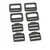 Metall Schieberverschluss 25mm Gunmetal