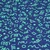 Popeline Geometrics Blau
