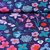 Popeline "Meadow Flower" Blau