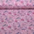Regenjackenstoff  Blumenmix Mauve