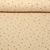 Rippjersey Blümchen Beige 