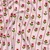 Rippjersey Blumen Hellrosa