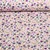Rippjersey Digitaldruck Blumen Ecru Lila