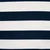 Romanit Jersey Blockstreifen 72mm Navy Ecru