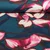 Romanit Jersey Große Blumen Petrol Pink