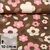 Sommersweat B-Trendy Blumen Braun