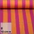 Sommersweat Blockstreifen Orange Pink