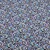 Sommersweat French Terry Blüten Hellgrau Blau