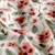 Sommersweat French Terry Blumen Ecru