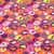 Sommersweat French Terry Buntes Leomuster Pink