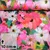 Sommersweat French Terry Digitaldruck Blüten Gemalt Pink